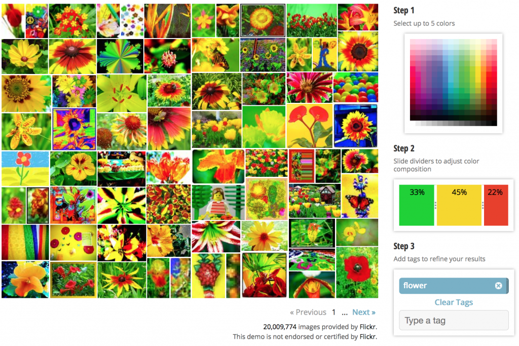 search by color, Tineye image search, MulticolorEngine