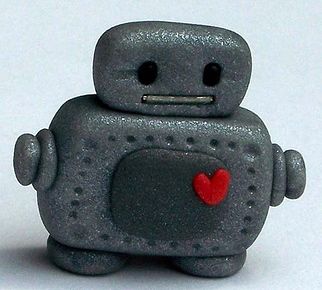 Robot with heart.