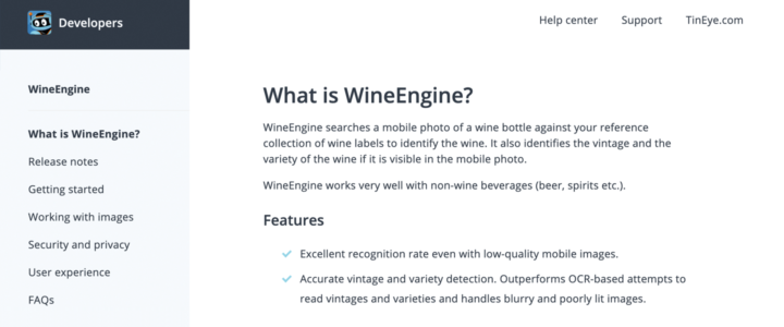 WineEngine API documentation
